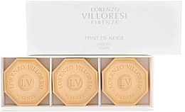 Lorenzo Villoresi Teint de Neige - Набор (soap/3x100g) — фото N1