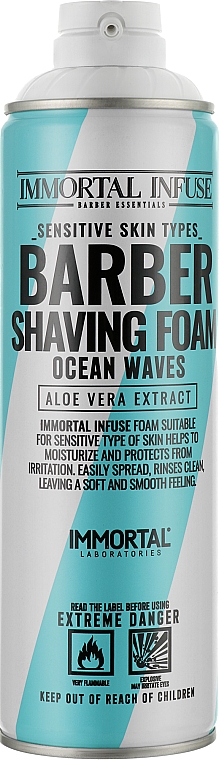 Піна для гоління "Морський бриз" - Immortal Infuse For Men Shaving Foam — фото N1