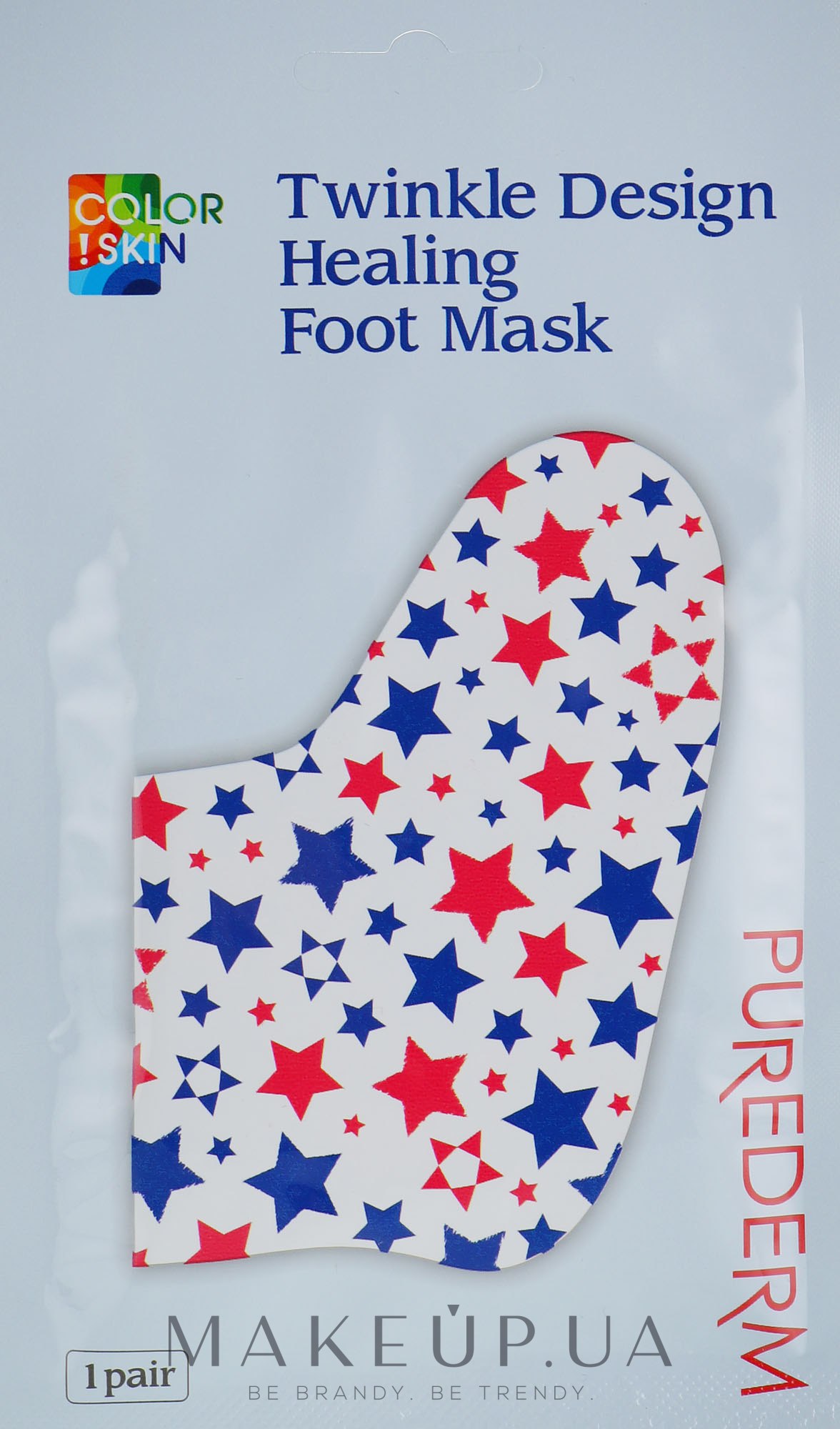 Маска-шкарпетки для ніг - Purederm Twinkle Design Healing Foot Mask — фото 32g