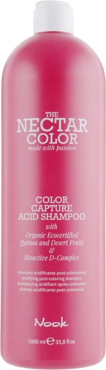 Закрепляющий шампунь после окрашивания - Nook The Nectar Color Color Capture Acid Shampoo