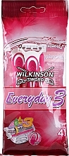 Парфумерія, косметика Одноразові станки для гоління, 4 шт. - Wilkinson Sword Everyday 3 Women