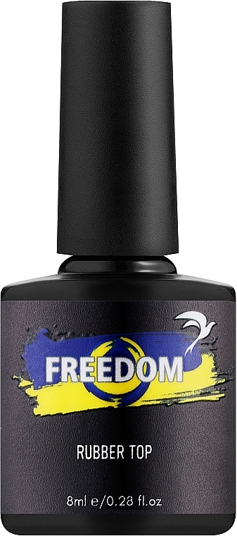 Каучуковый топ с липким слоем для ногтей - Freedom Color Rubber Top — фото N1