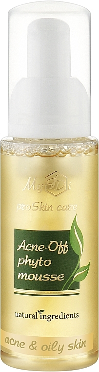 Очищающий мусс для проблемной кожи - MyIDi Acne-Off Phyto Mousse (мини) — фото N1