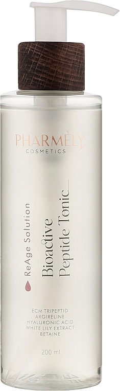 Деликатный мультипептидный тоник для ухода за зрелой кожей - Pharmely ReAge Solution Bioactive Peptide Tonic — фото N1