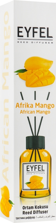Аромадиффузор "Африка манго" - Eyfel Perfume Reed Diffuser African Mango — фото N7