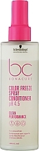 УЦЕНКА Спрей-кондиционер для окрашенных волос - Schwarzkopf Professional Bonacure Color Freeze Spray Conditioner pH 4.5 * — фото N2