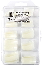 Типсы для наращивания ногтей, натуральные - Moyra Nail Tip Natural — фото N1