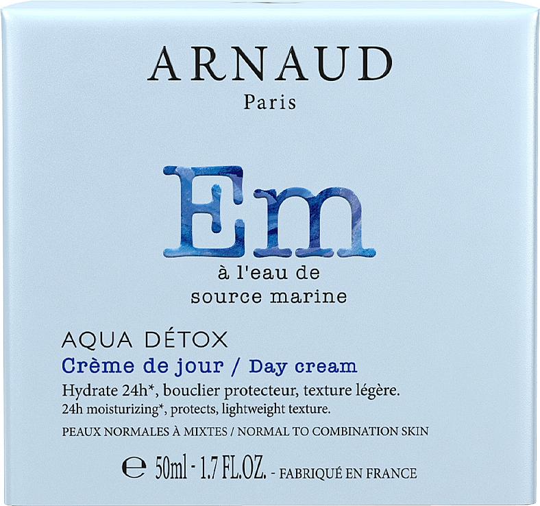 Крем для лица дневной для нормальной и комбинированной кожи - Arnaud Aqua Detox Day Cream — фото N2