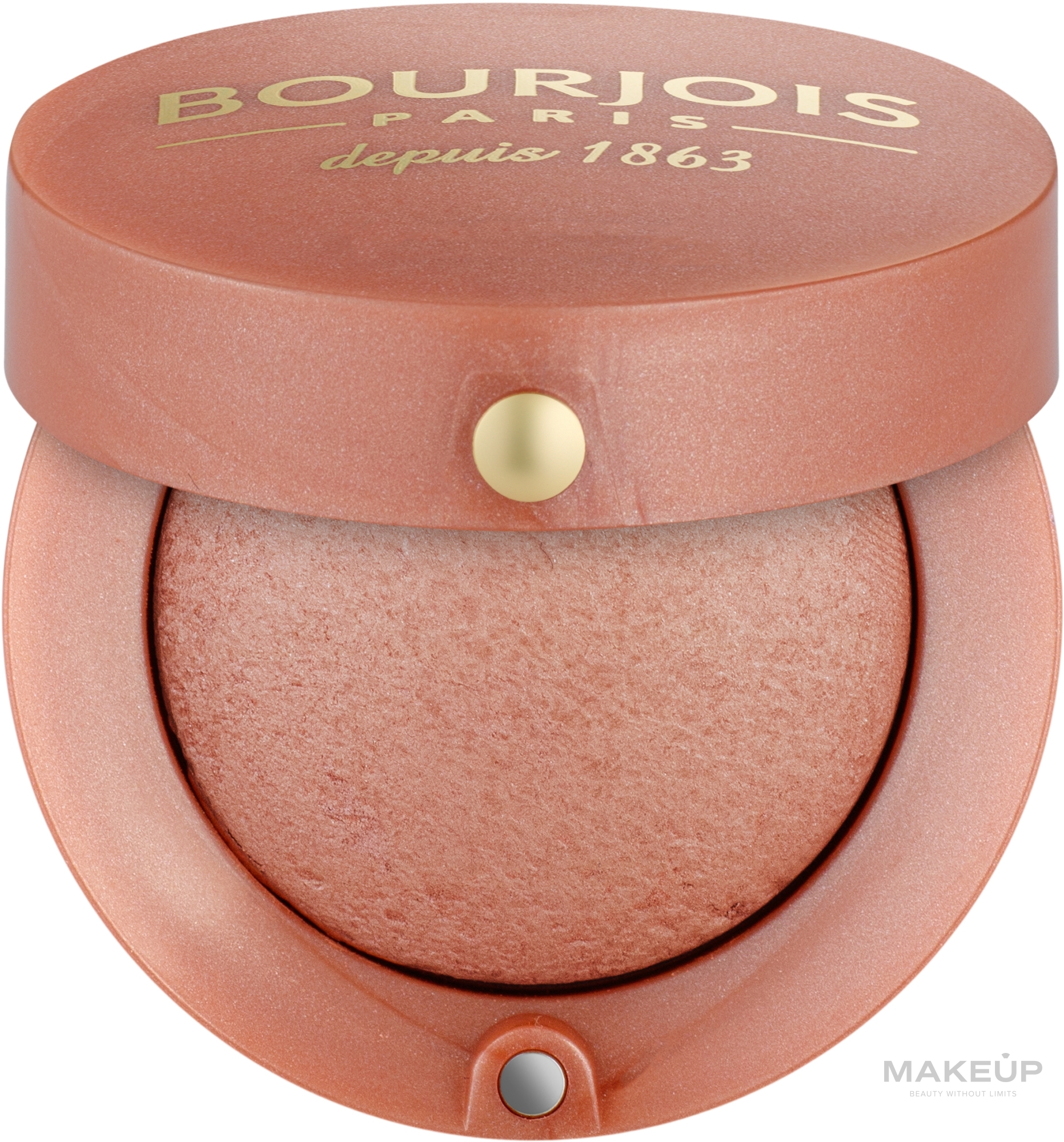 Румяна - Bourjois Little Round Pot Blusher — фото 3 - Brun Cuivre