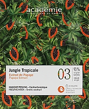 Парфумерія, косметика Маска-пілінг "Екзотичний коктейль" - Academie Jungle Tropicale Peeling Mask Exotic Cocktail