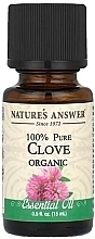 Парфумерія, косметика Органічна ефірна олія "Гвоздика" - Nature's Answer Pure Clove Essential Oil