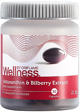 Комплекс «Астаксантин і екстракт чорниці» - Oriflame Wellness — фото N1
