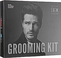 Духи, Парфюмерия, косметика Набор - American Crew Grooming Kit (shm/250ml + Fiber/85g)