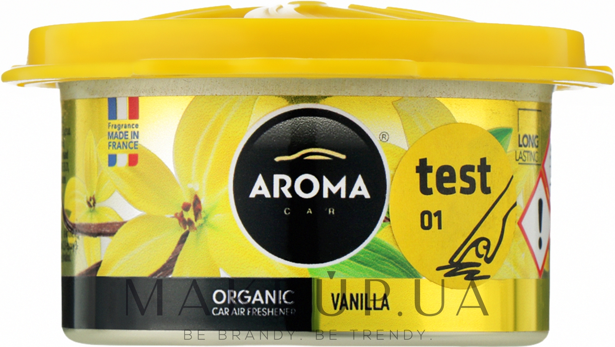 Автомобільний ароматизатор - Aroma Car Organic Vanilla — фото 40g