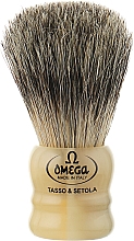 Духи, Парфюмерия, косметика Помазок для бритья - Omega Boar Bristle & Badger Shaving Brush