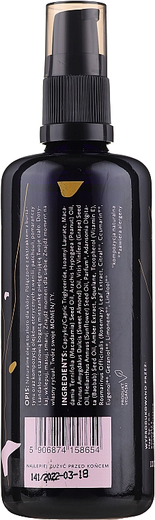 Натуральное масло для тела с экстрактом янтаря и маслом баобаба - Hagi Momenty  — фото N2