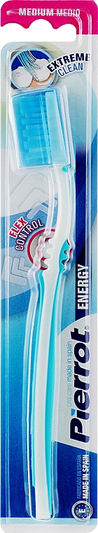 Зубная щетка "Энергия", средняя, бирюзовая - Pierrot Energy — фото N1