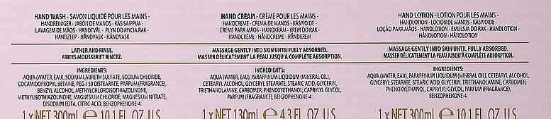 Набір - Baylis & Harding Jojoba, Vanilla & Almond Oil Hand Care Set(h/soap/300ml + h/lot/300ml + h/cr/130ml) — фото N6