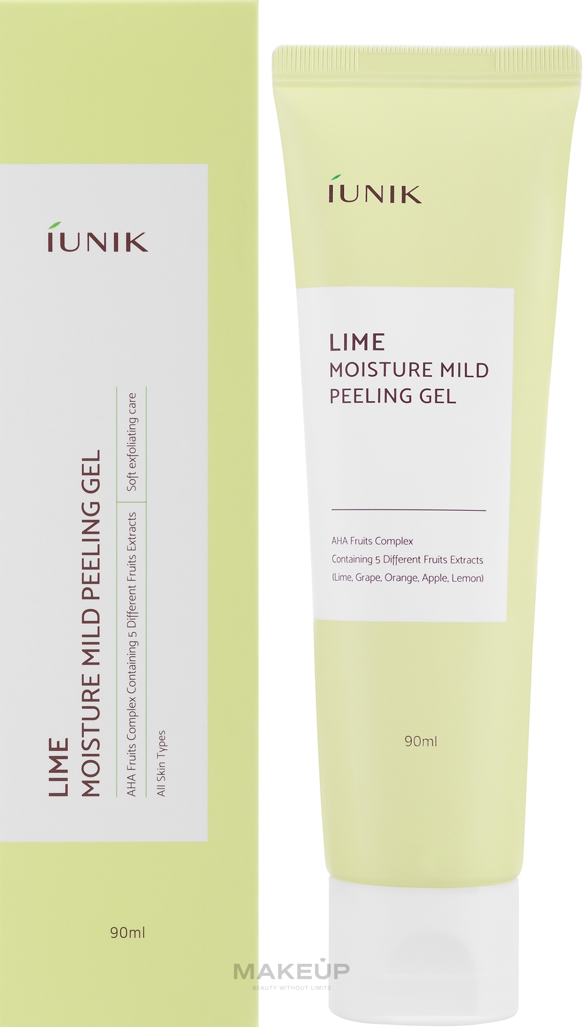 Зволожуючий пілінг-гель з лаймом - IUNIK Lime Moisture Mild Peeling Gel — фото 90ml