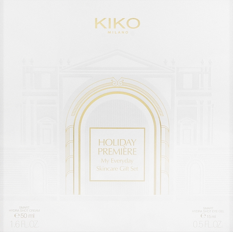 Набор - Kiko Milano Holiday Premiere My Everyday Skincare Gift Set (cr/50ml + gel/15ml) — фото N1