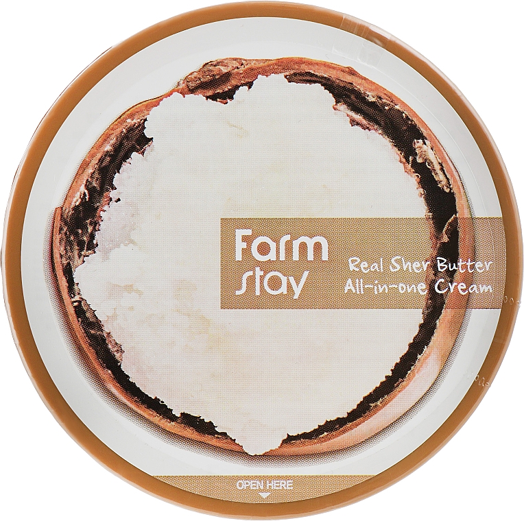 Крем для лица и тела - FarmStay Real Shea Butter All-In-One Cream — фото N1