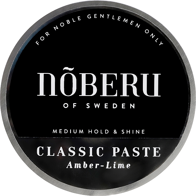 Моделювальна паста для волосся - Noberu of Sweden Classic Paste Amber Lime — фото N1