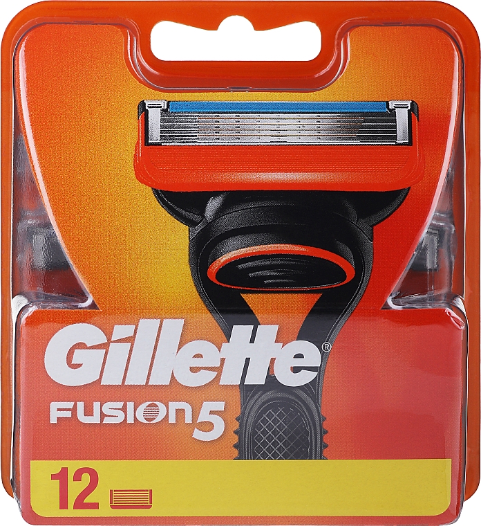Змінні касети для гоління, 12 шт. - Gillette Fusion — фото N9