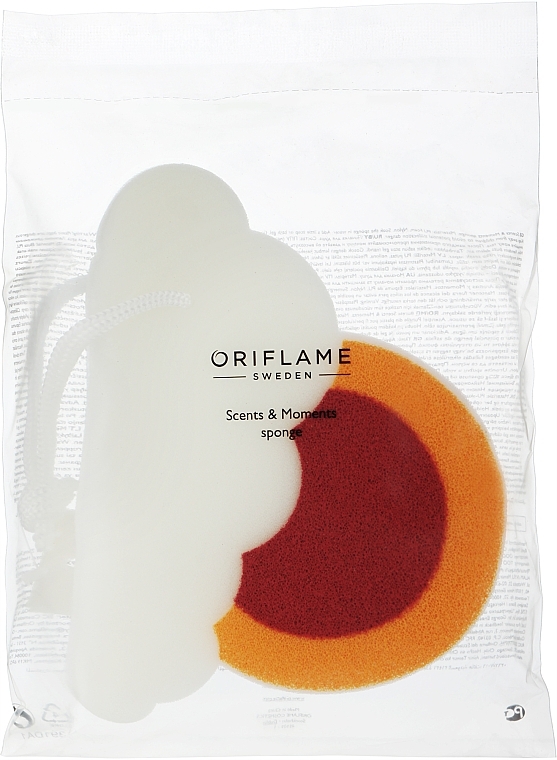 Фигурная мочалка для душа - Oriflame Scents & Moments Sponge — фото N1