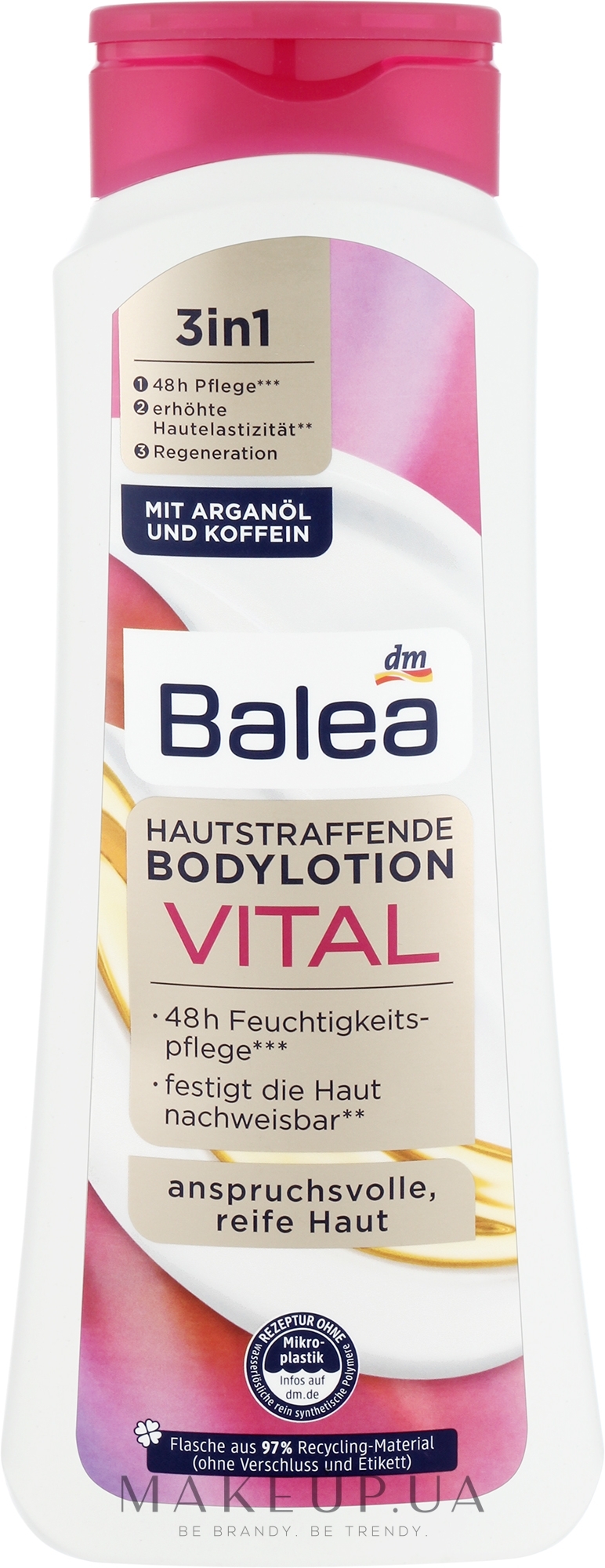 Лосьйон для тіла "Зміцнювальний" - Balea Body Lotion Vital — фото 400ml