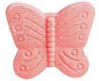 Парфумерія, косметика Бомбочка для ванни "Метелик", червона - IDC Institute Bath Fizzer Butterfly