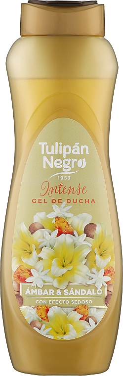 Гель для душу "Бурштин і сандал" - Tulipan Negro Shower Gel — фото N1