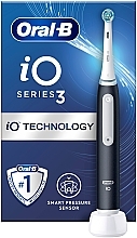 Електрична зубна щітка, матова чорна - Oral-B iO Series 3 Matt Black — фото N1