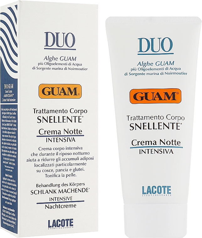 Нічний крем для тіла - Guam Duo Reshaping Body Trearment Night Cream — фото N2