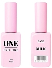 Парфумерія, косметика Молочна база для нігтів - One Pro Line Milk Base