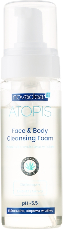 Пенка для лица и тела - Novaclear Atopis Face&Body Cleaning Foam — фото N1