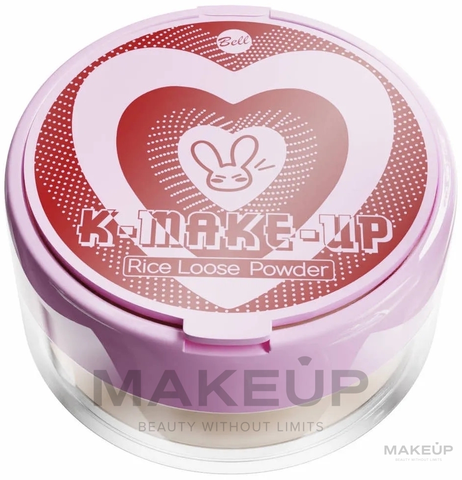 Рассыпчатая рисовая пудра - Bell Asian Valentine's Day K-Make Up Rice Loose Powder — фото Nude Silk