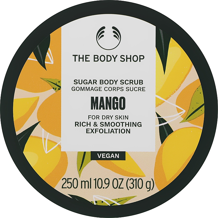 Скраб для тела "Манго" - The Body Shop Mango Sugar Body Scrub Vegan — фото N5