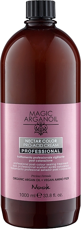 Крем для закріплення кольору - Nook Magic Arganoil Nectar Color Pro-Acid Cream Professional — фото N1