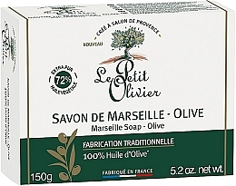 Марсельське мило з оливковою олією - Le Petit Olivier Marseille Soap Olive — фото N1