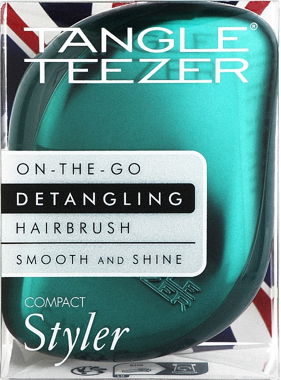 Расческа для волос - Tangle Teezer Compact Styler Emerald Green — фото N3