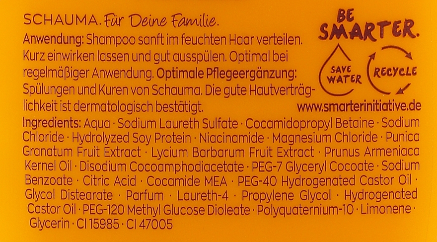 Шампунь для волосся - Schauma Shampoo Fruits & Vitamins — фото N2