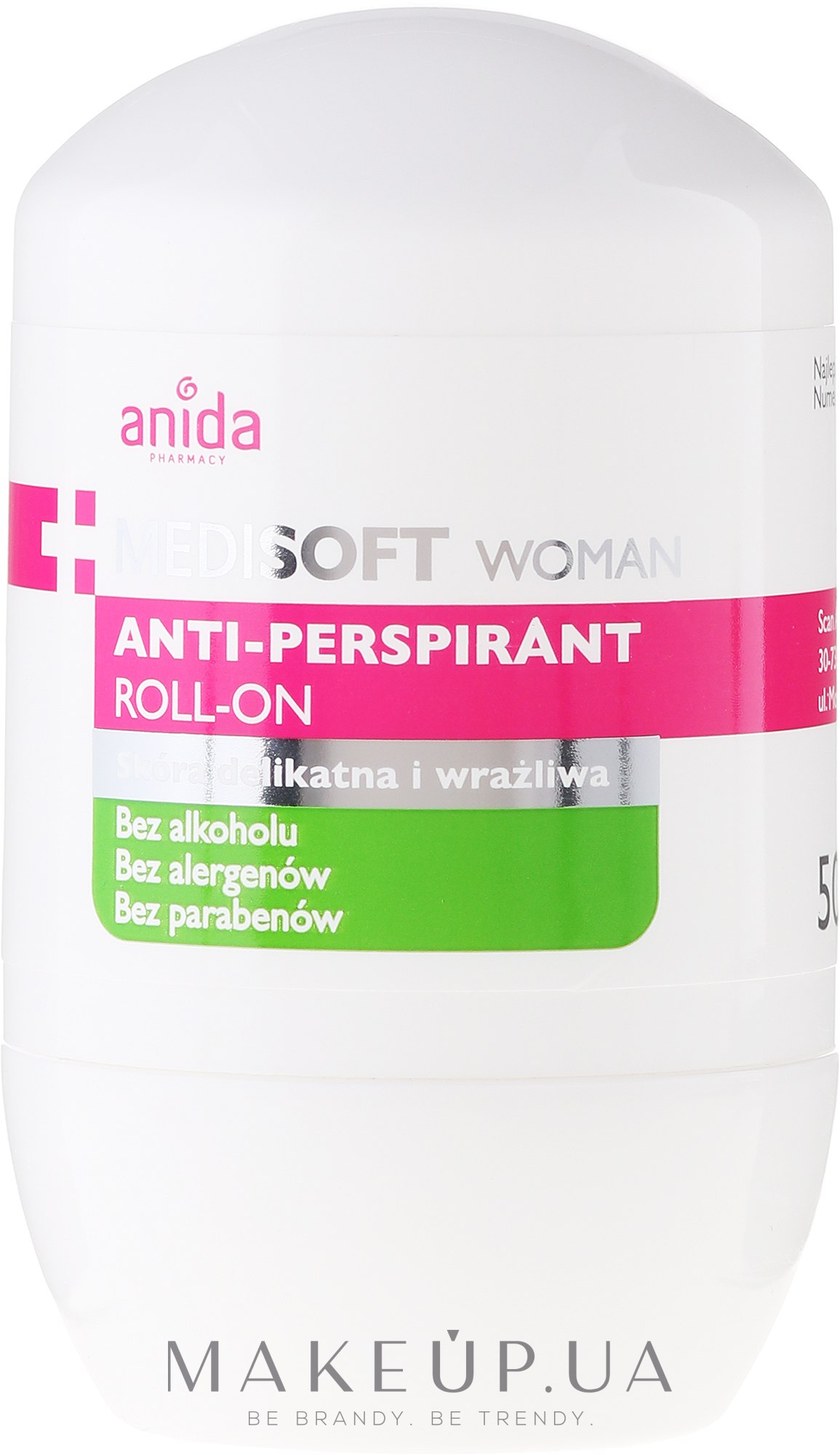 Антиперспирант - Anida Pharmacy Medisoft Woman Deo Roll-On — фото 50ml