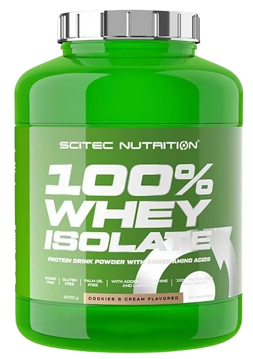 Протеїн, сироватковий ізолят "Печиво і вершки" - Scitec Nutrition 100% Whey Isolate — фото N1