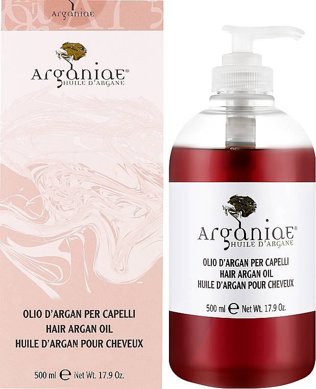 УЦЕНКА Чистое 100% органическое аргановое масло для всех типов волос - Arganiae L'oro Liquido * — фото N2