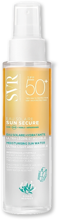 Сонцезахисна вода - SVR Sun Secure Eau Solaire Sun Protection Water SPF50+ — фото N2