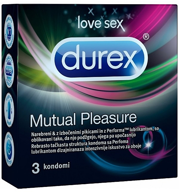 Презервативы , 3 шт - Durex Mutual Pleasure — фото N1