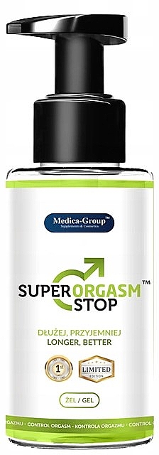 Гель для затримування еякуляції - Medica-Group Super Orgasm Stop Gel — фото N1