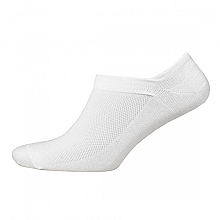 Носки мужские, укороченные, белые, 755 - DUNA — фото N1