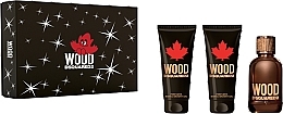 Dsquared2 Wood Pour Homme - Набор (edt/100ml + sh/gel/100ml + ash/balm/100ml)  — фото N1