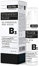 Парфумерія, косметика Вітамінний флюїд B3 для зони навколо очей - Olival Vitamin Fluid B3 For Eye Area